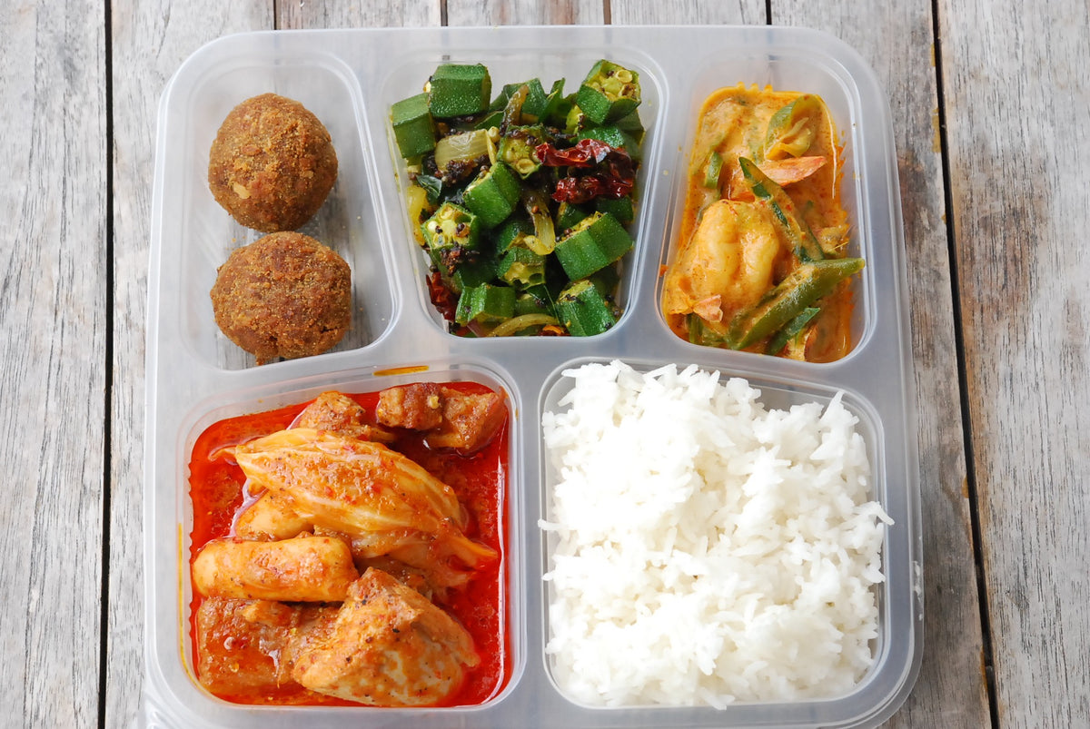 Eurasian Bento Set F (Vegetarian) – Quentin's Eurasian Restaurant