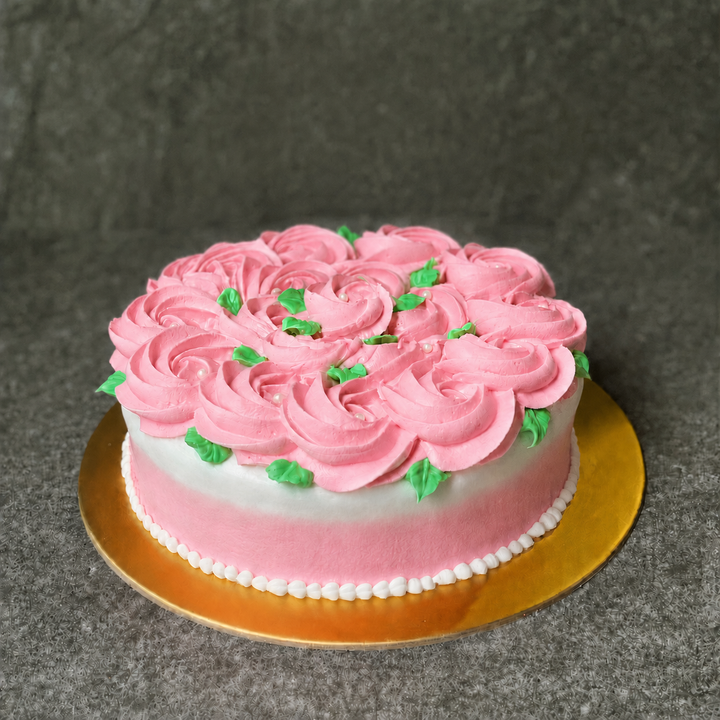 Decorated Sugee Cake in Royal Icing
