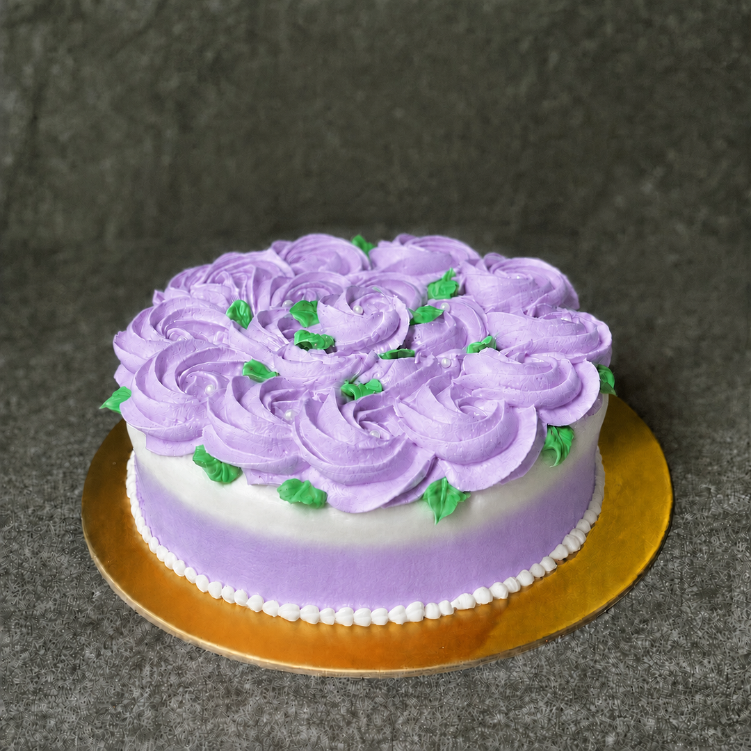 Decorated Sugee Cake in Royal Icing
