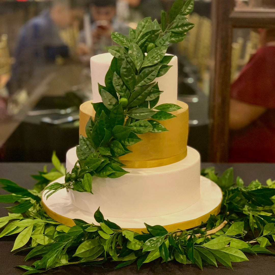 Gilded Garden Elegance Cake