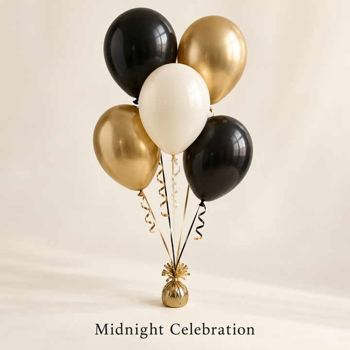 Classic Balloon Bouquets – 5 Helium Balloons