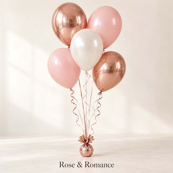 Classic Balloon Bouquets – 5 Helium Balloons