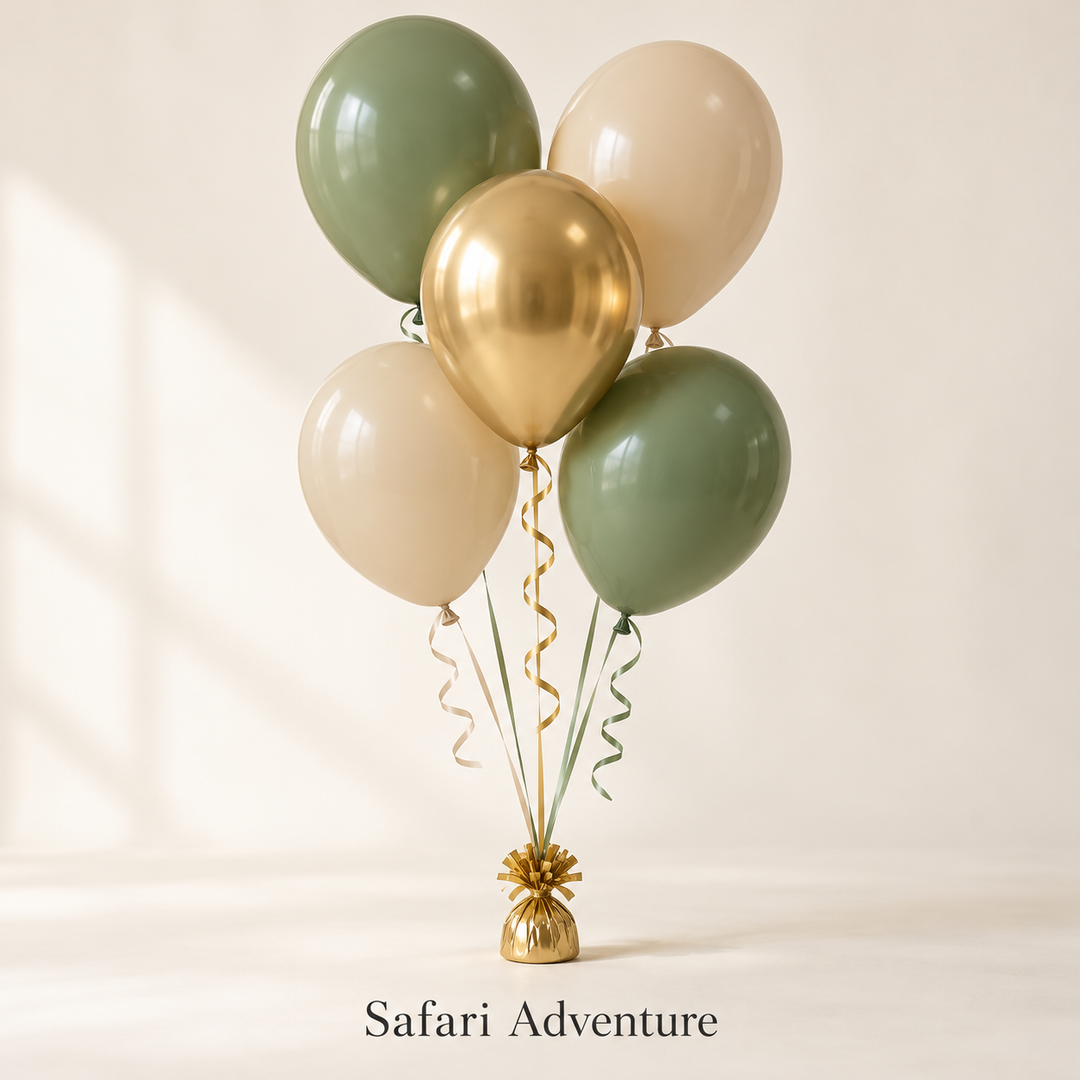 Classic Balloon Bouquets – 5 Helium Balloons