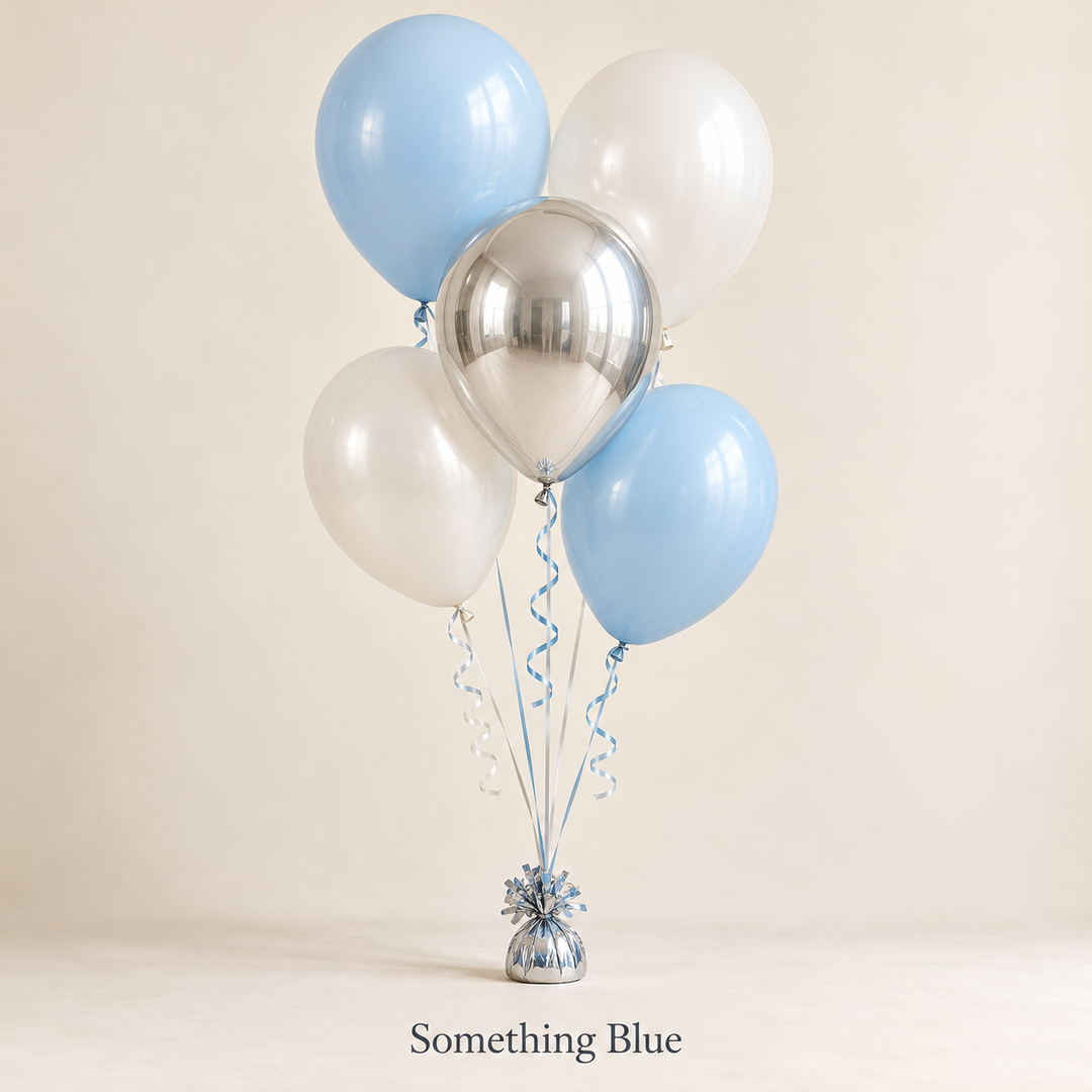 Classic Balloon Bouquets – 5 Helium Balloons