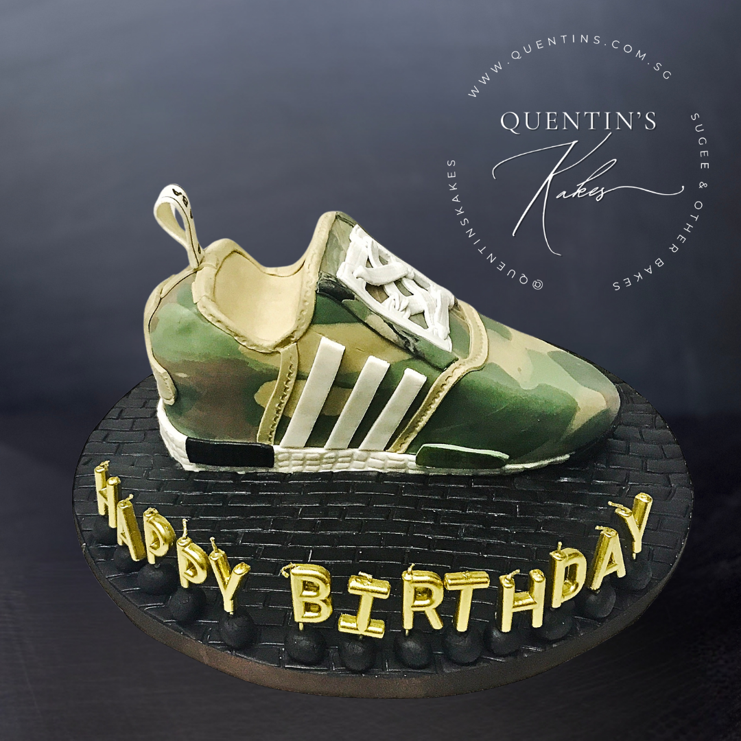 Camo Sneaker Cake – Quentin's Eurasian Restaurant