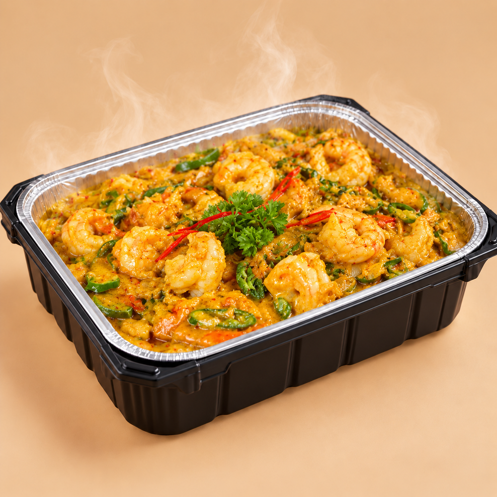 Quentin’s Bostador in a self-heating mini buffet tray