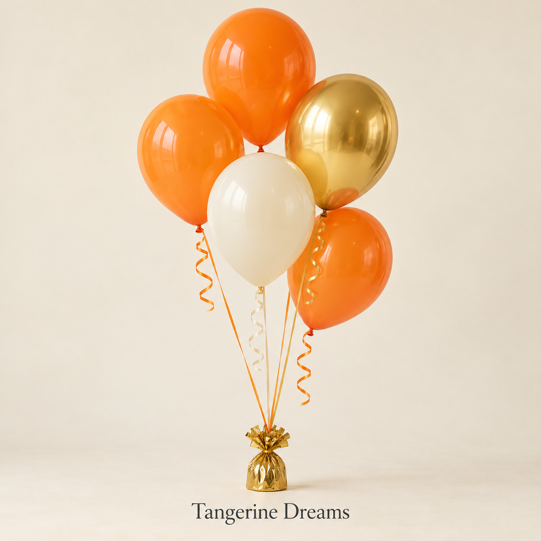 Classic Balloon Bouquets – 5 Helium Balloons