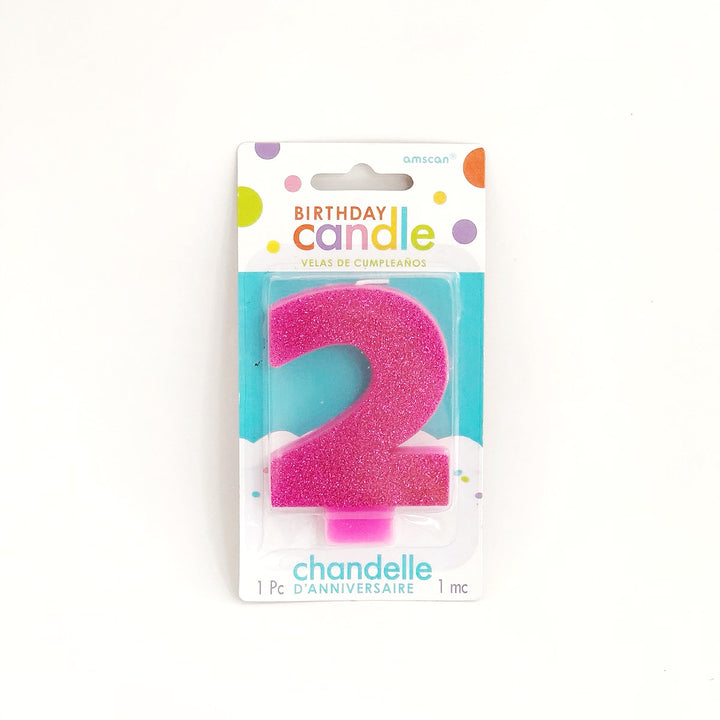 Amscan Candle (Glittered)