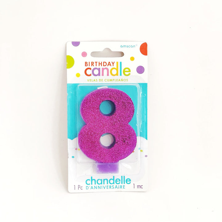 Amscan Candle (Glittered)