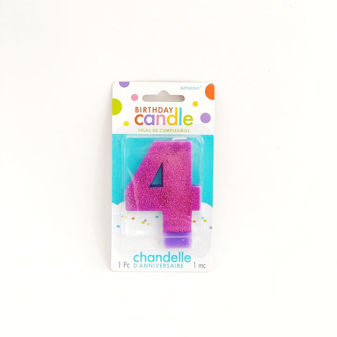 Amscan Candle (Glittered)