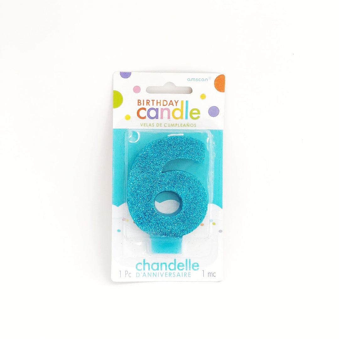 Amscan Candle (Glittered)