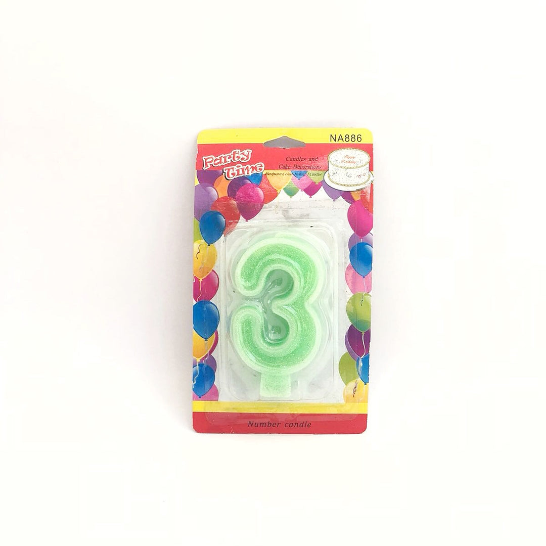 Party Time Candle (Glittered)