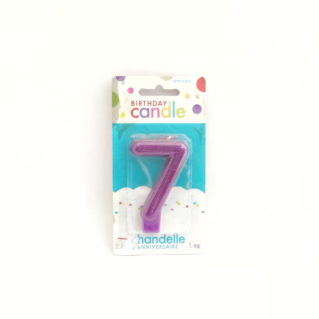 Amscan Candle (Slightly glittered)