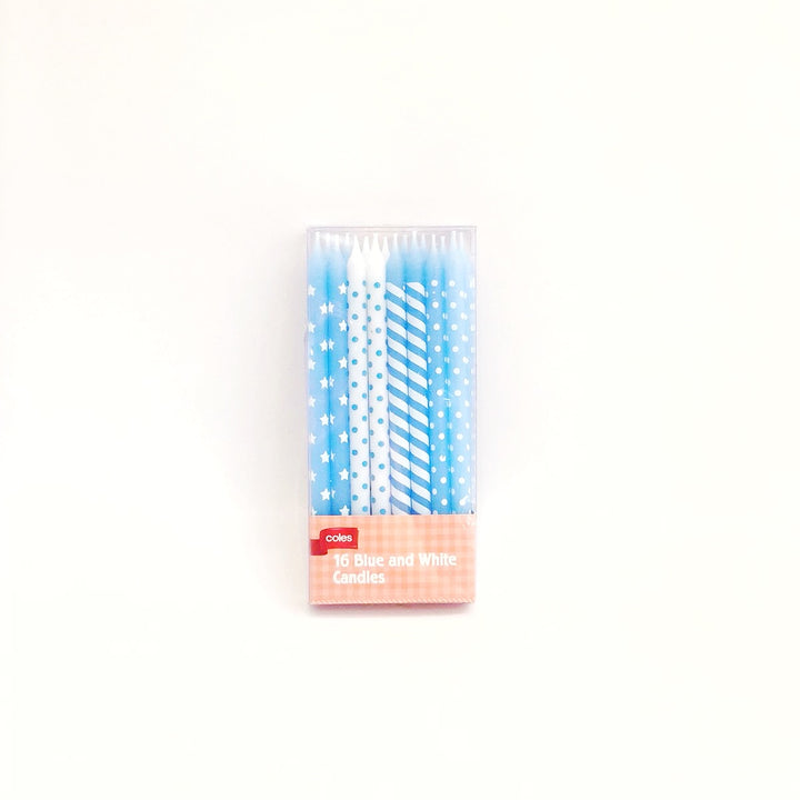 Stars, stripes and polka dots candle