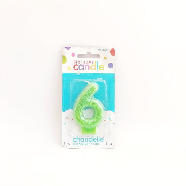 Amscan Candle (Slightly glittered)