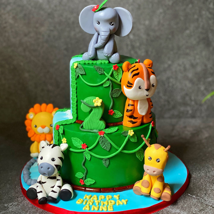 Animal Safari Cake