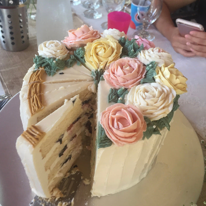 Rustic Inspired Buttercream Cake