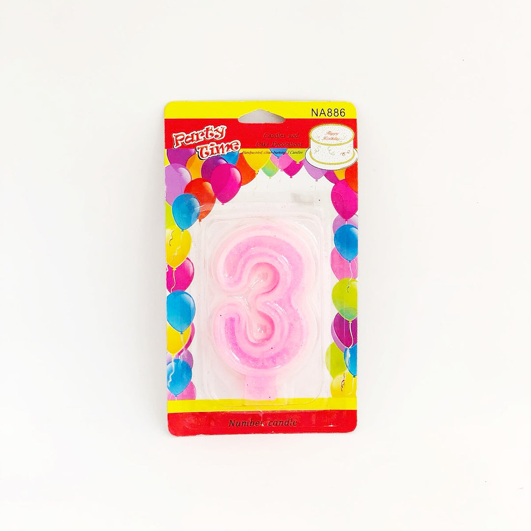 Party Time Candle (Glittered)