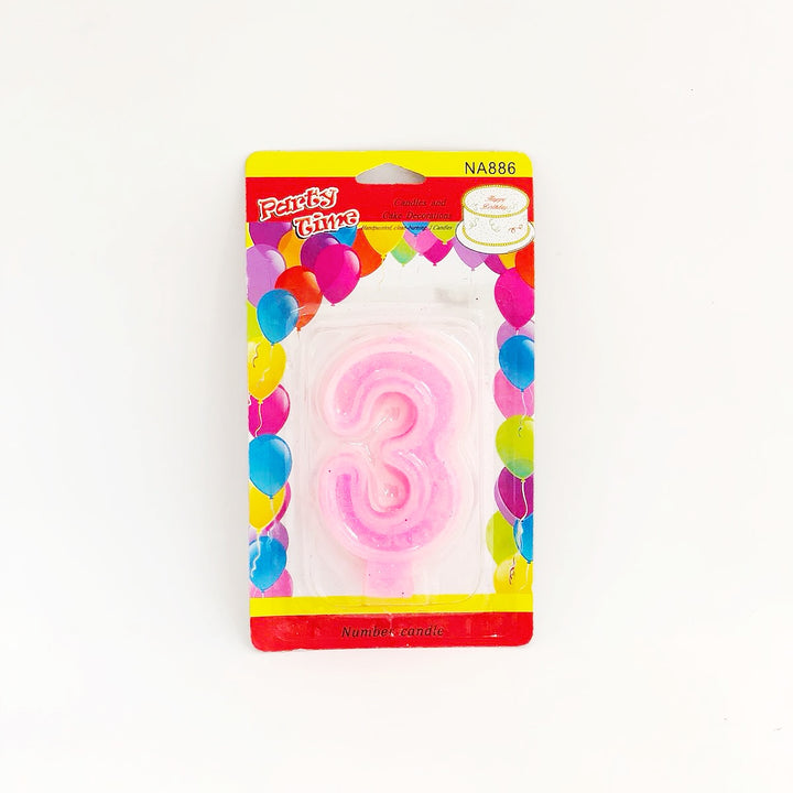 Party Time Candle (Glittered)